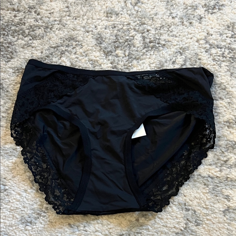 Aerie Black Lace Panty